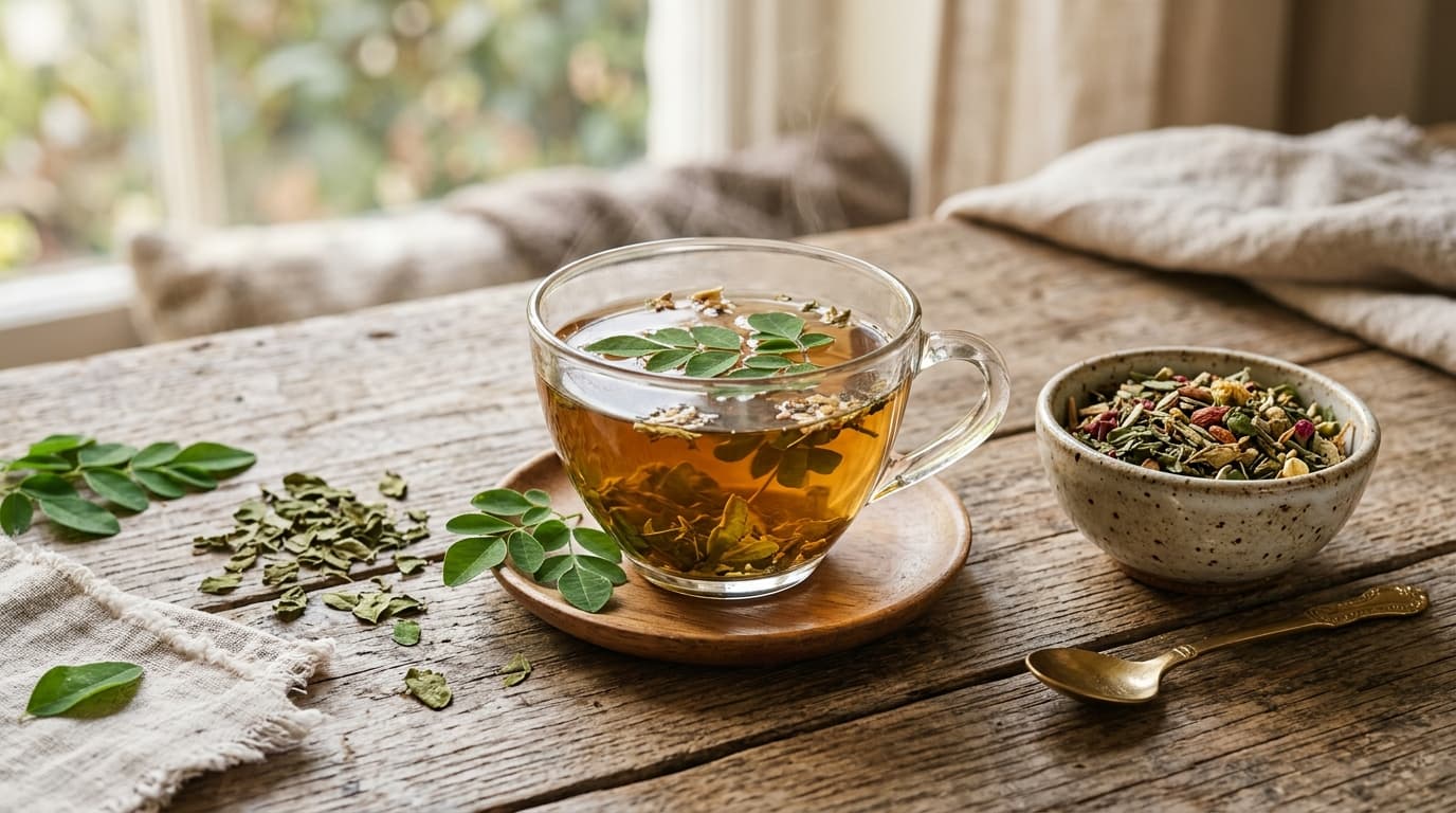 Herbal tea and botanical wellness journal